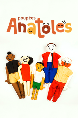 Ensemble de poupées - Projet les Poupées Anatoles